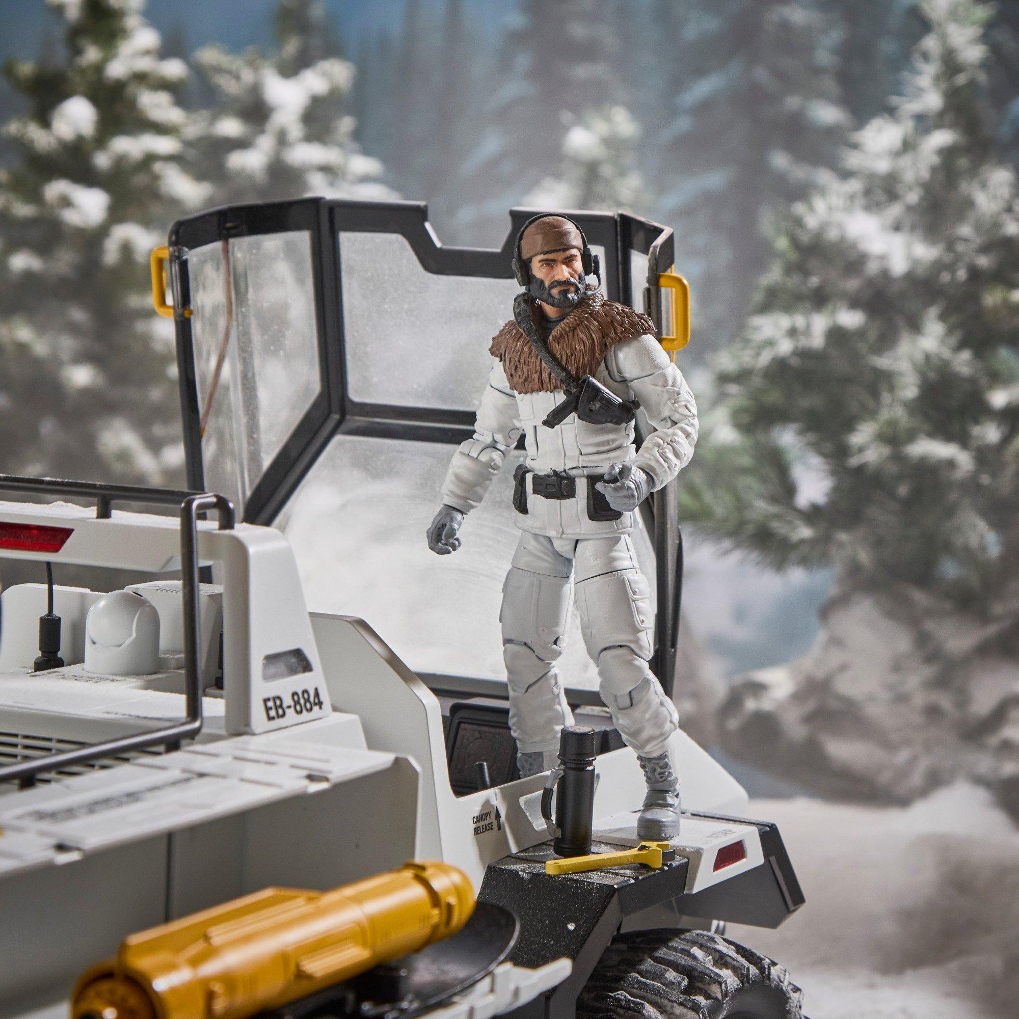 G.I. Joe Classified Series Snow C.A.T. (Combat All-Terrain) Vehicle With Farley "Frostbite" Seward Action Figure